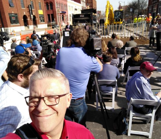 Brett Dickerson - Streetcar groundbreaking