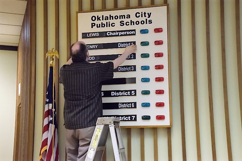 Changing the vote board
