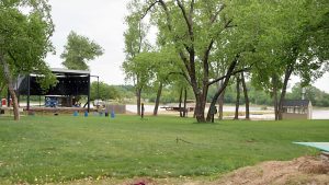 Stage and lake at lost lakes