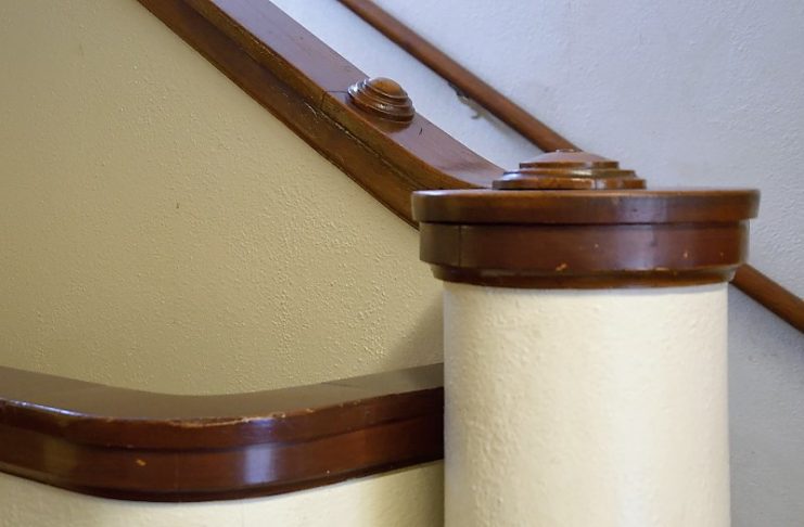 Detail - stairway hand railing