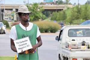 Marquise Beddingfield, Curbside Chronicle vendor