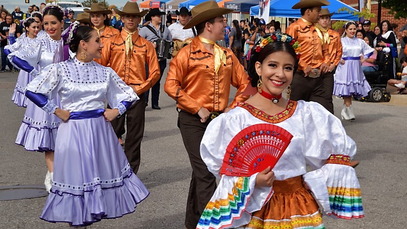 Dancers in the Parade of the Americas