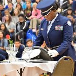 Chair forward, POW-MIA ceremony
