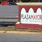 Plaza Mayor sign stranded