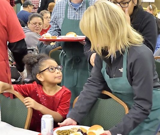 Volunteer passion fuels Red Andrews Christmas dinner volunteer helping Marla Jean Hadley