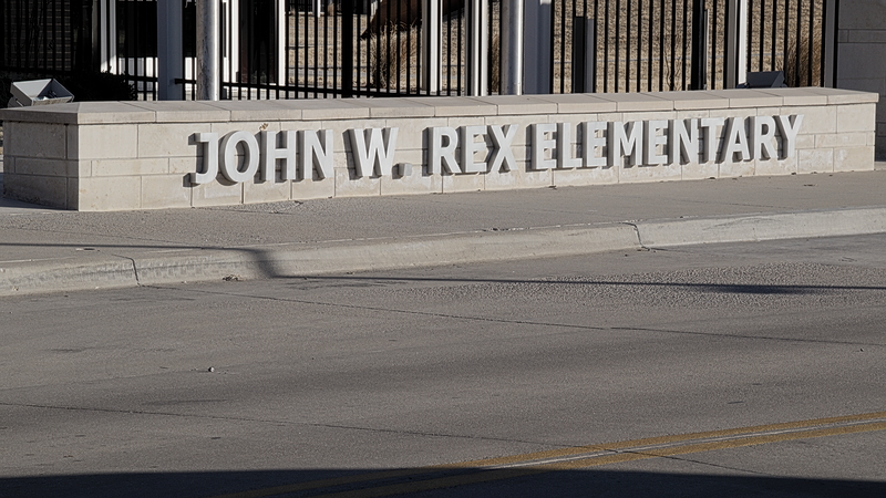 John Rex Charter Elementary sign mystery