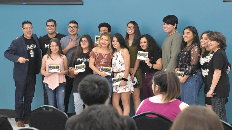 Cine Latino Film Festival Youth workshop students