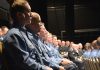 OKC Fire Dept Recruit Grad 2018 recruits from back stage