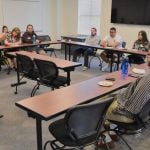 Gloria Torres at UCO 1st Gen students speaking