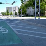 Bike lanes at OKC City Hall Bike-to-Work