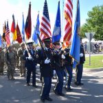 Memorial Day Ceremony 45th Inf Museum 2018 - massing of colors diversity