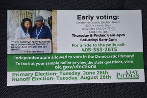 Other side of Pittman's mailer with quote