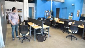 First floor co-working space