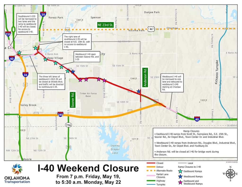 I-40 closure