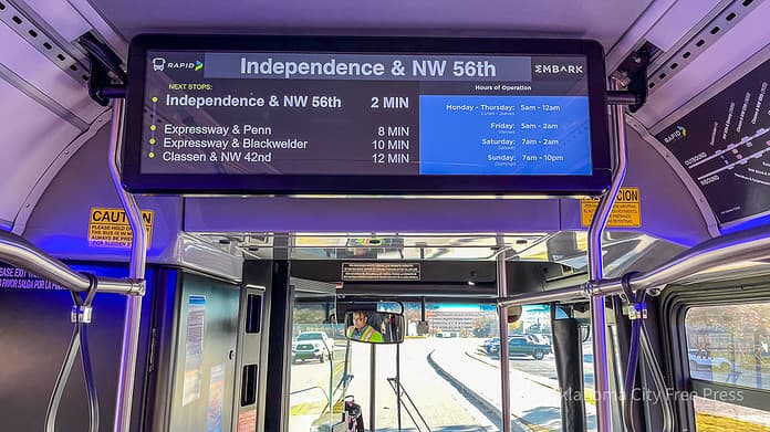 Nw Bus System 1st day of OKC’s NW Bus Rapid Transit draws curious riders