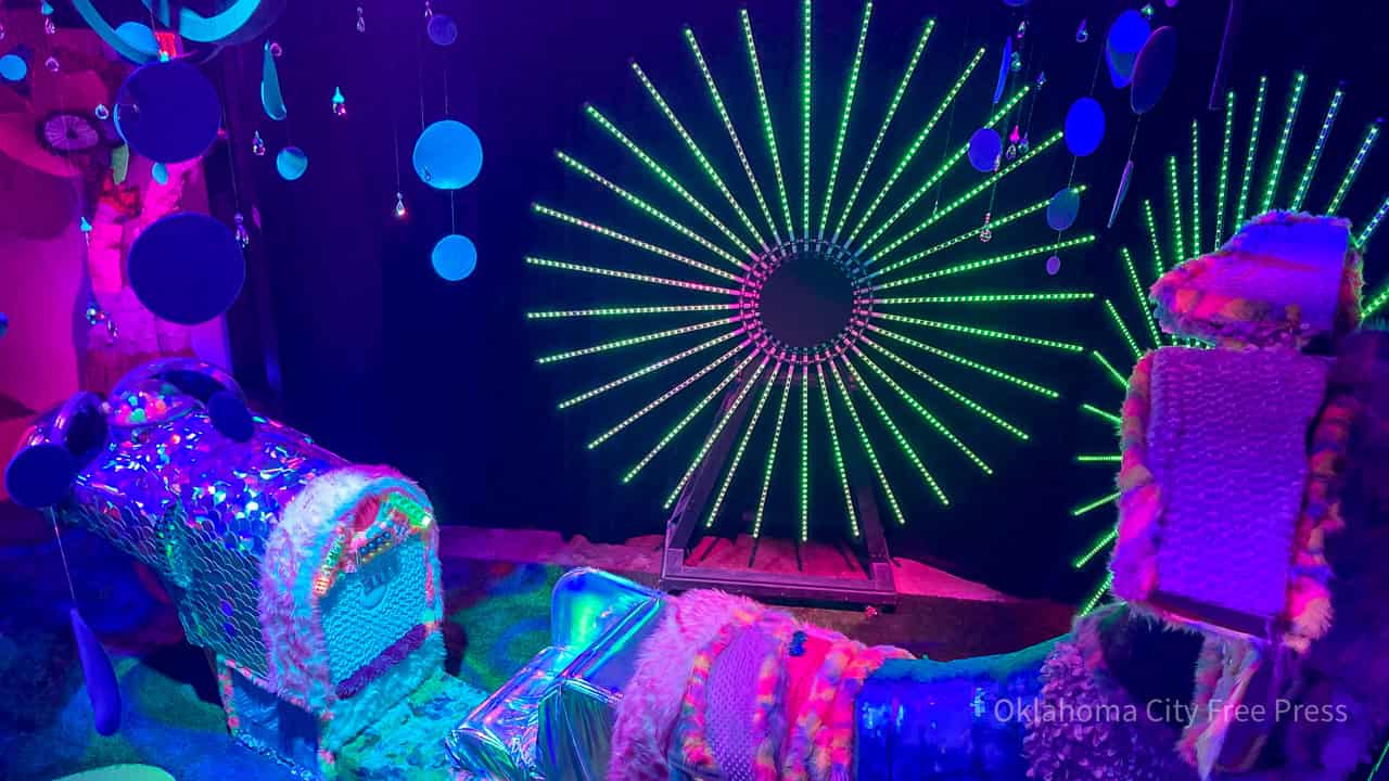 An-old-model-replica-airplane-