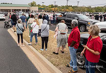 Early voting begins in Oklahoma County with massive turnout voting