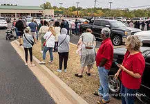Early voting begins in Oklahoma County with massive turnout voting
