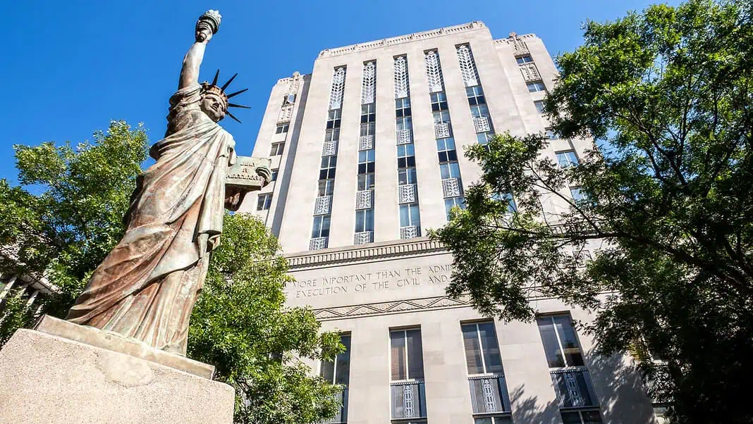 Okla County Courthouse fall, 2024-9 courthouse