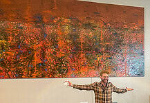 ‘Massive Communication’ by Ernesto Sanchez displayed at OKC Convention Ctr art