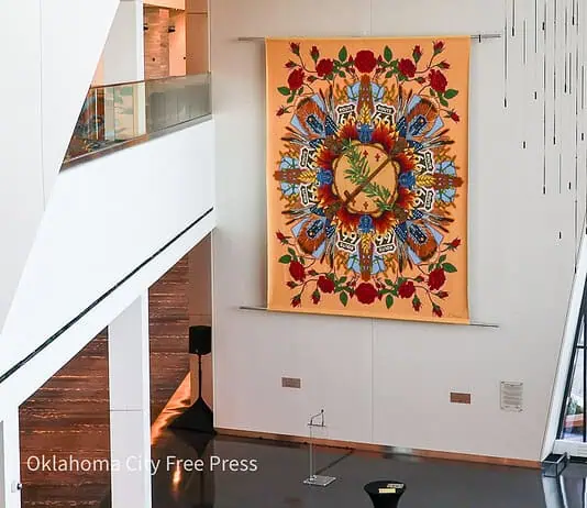 ‘Howdy’ mural brings Okla welcome to OKC Convention Center art