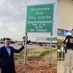 PRESS RELEASE: Mayor Holt celebrates Thunder Day with NBA Championship signage