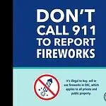 PRESS RELEASE: How to report illegal fireworks on New Year’s Eve