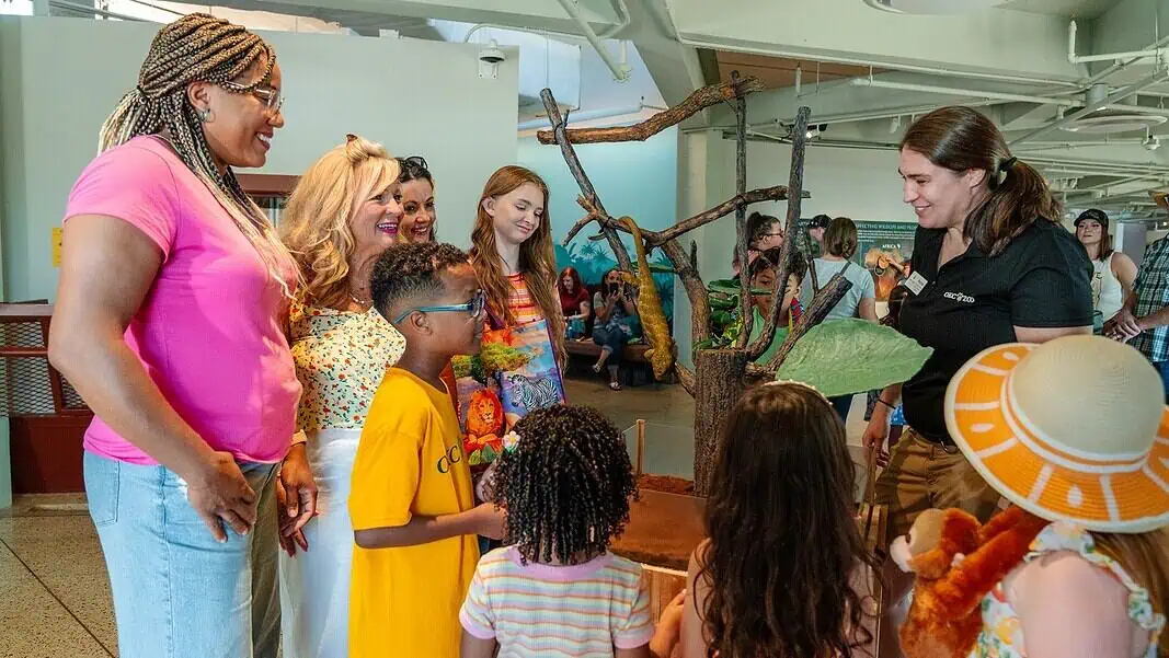 OKC Zoo animal ambassador presentation