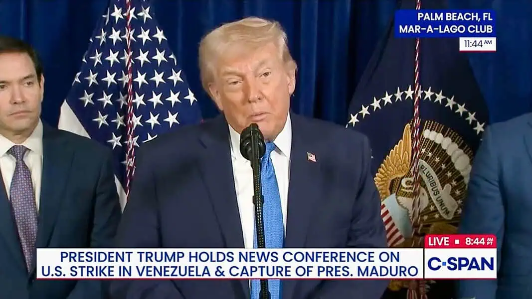 Pres Trump news conf after Venezuela's Maduro captured - CSPAN-2 Trump