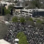 Largest ‘No Kings’ protest yet sees thousands march through Downtown