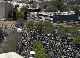 Largest ‘No Kings’ protest yet sees thousands march through Downtown