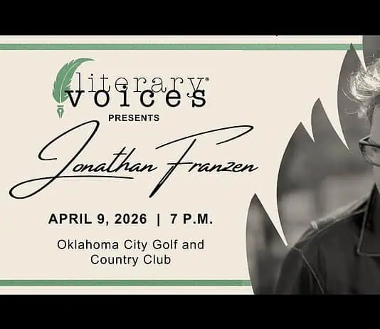 PRESS RELEASE: Renowned author Jonathan Franzen coming to OKC April 9th with proceeds supporting library