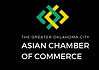 PRESS RELEASE: The Greater OKC Asian Chamber announces 2026 Limitless Business Conference Logo for The Greater Oklahoma City Asian Chamber of Commerce: teal and yellow geometric emblem above the organization name on a black background.
