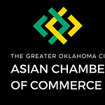 PRESS RELEASE: The Greater OKC Asian Chamber announces 2026 Limitless Business Conference Logo for The Greater Oklahoma City Asian Chamber of Commerce: teal and yellow geometric emblem above the organization name on a black background.