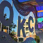 Bricktown’s new ‘Cloud Embrace’ a whimsical gathering place for OKC