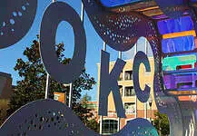 Bricktown’s new ‘Cloud Embrace’ a whimsical gathering place for OKC