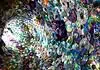 PRESS RELEASE: OCU art exhibit makes use of ‘digital debris’ Spiral tunnel made of stacked compact discs reflecting rainbow colors
