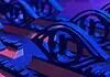 Here are the award winners of the 2026 deadCenter Film Festival! Close-up of ornate black metal eye-shaped sculptures resting on a keyboard, lit in blue and purple stage lighting.