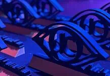 Here are the award winners of the 2026 deadCenter Film Festival! Close-up of ornate black metal eye-shaped sculptures resting on a keyboard, lit in blue and purple stage lighting.