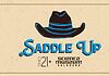 PRESS RELEASE: The SMOdeo is coming to town: Science Museum Oklahoma announces SMO21+: Saddle Up Poster for Saddle Up at Science Museum Oklahoma, featuring a black cowboy hat with blue accents and bold blue text, bordered by rope and blue stars.
