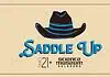 PRESS RELEASE: The SMOdeo is coming to town: Science Museum Oklahoma announces SMO21+: Saddle Up Poster for Saddle Up at Science Museum Oklahoma, featuring a black cowboy hat with blue accents and bold blue text, bordered by rope and blue stars.