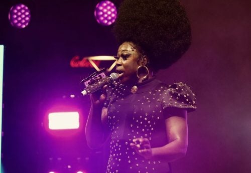 RuPaul's Drag Race star Bob the Drag Queen performs at PrideFest 2026 (ZOE.ELROD/Okla City Free Press)
