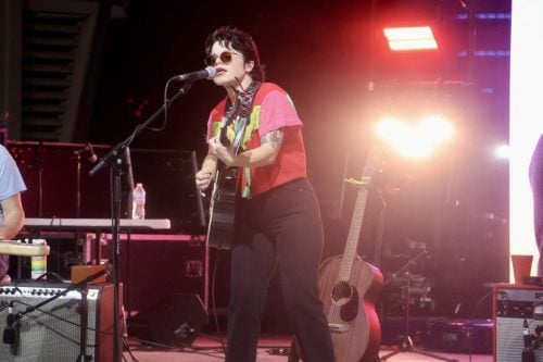 Samantha Crain performs on the main stage at PrideFest 2026 (ZOE.ELROD/Okla City Free Press)